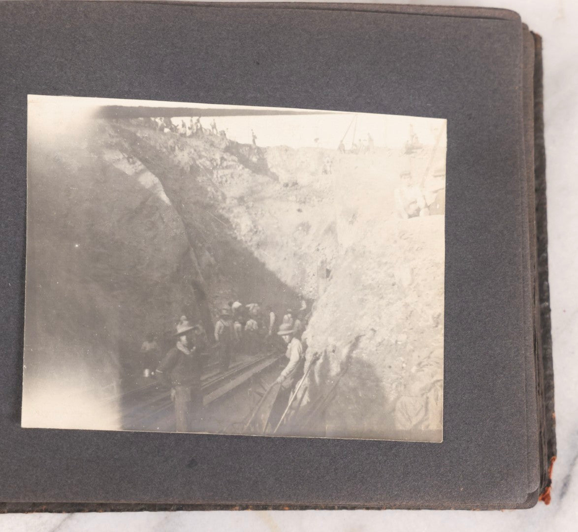 Lot 066 - Early 20th Century Snapshot Photo Album With 100+ Photographs, Camping, Travel, Dogs, Rural Life, And Outdoor Recreation, Circa 1910–1920