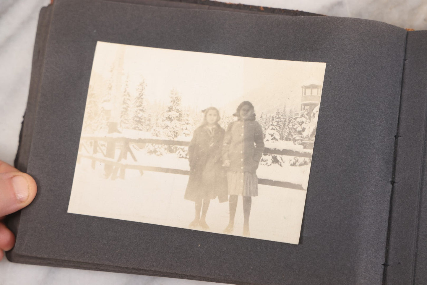 Lot 066 - Early 20th Century Snapshot Photo Album With 100+ Photographs, Camping, Travel, Dogs, Rural Life, And Outdoor Recreation, Circa 1910–1920