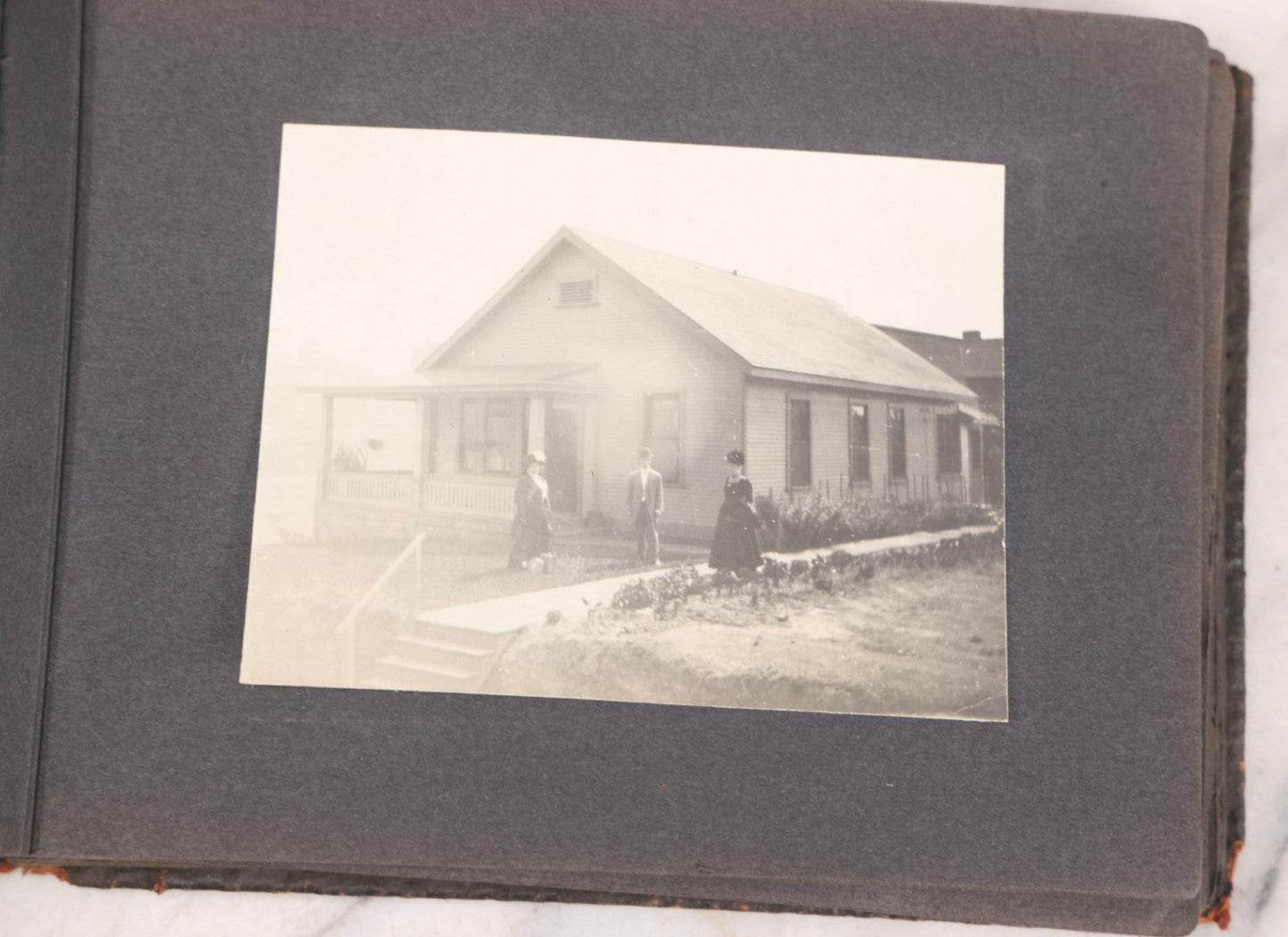 Lot 066 - Early 20th Century Snapshot Photo Album With 100+ Photographs, Camping, Travel, Dogs, Rural Life, And Outdoor Recreation, Circa 1910–1920