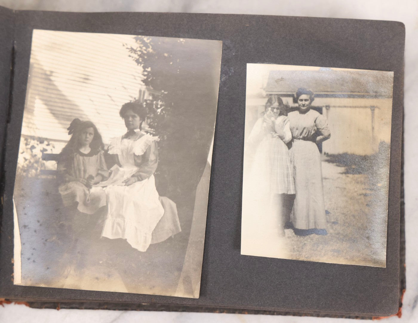 Lot 066 - Early 20th Century Snapshot Photo Album With 100+ Photographs, Camping, Travel, Dogs, Rural Life, And Outdoor Recreation, Circa 1910–1920