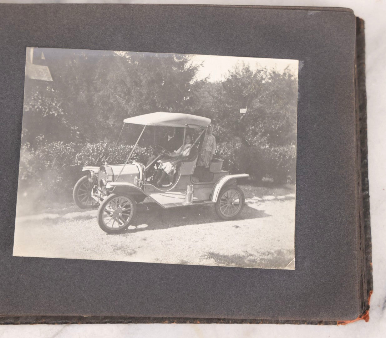 Lot 066 - Early 20th Century Snapshot Photo Album With 100+ Photographs, Camping, Travel, Dogs, Rural Life, And Outdoor Recreation, Circa 1910–1920