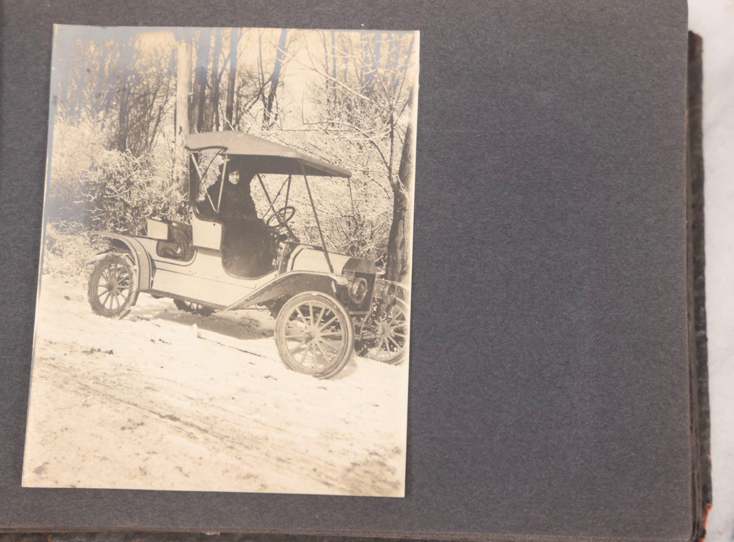 Lot 066 - Early 20th Century Snapshot Photo Album With 100+ Photographs, Camping, Travel, Dogs, Rural Life, And Outdoor Recreation, Circa 1910–1920