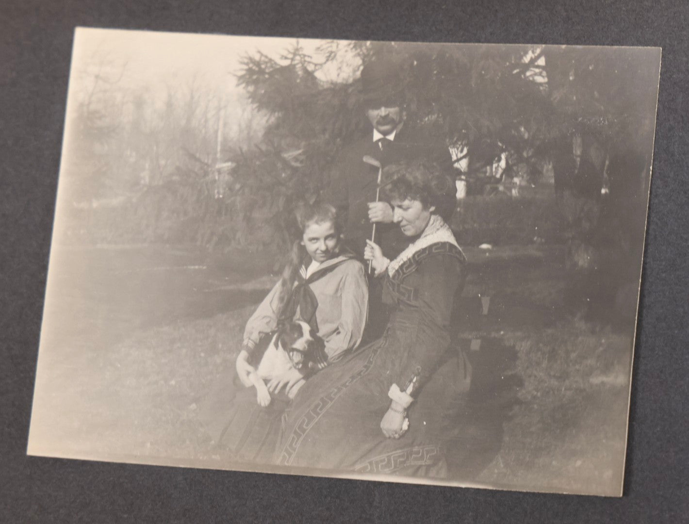 Lot 066 - Early 20th Century Snapshot Photo Album With 100+ Photographs, Camping, Travel, Dogs, Rural Life, And Outdoor Recreation, Circa 1910–1920