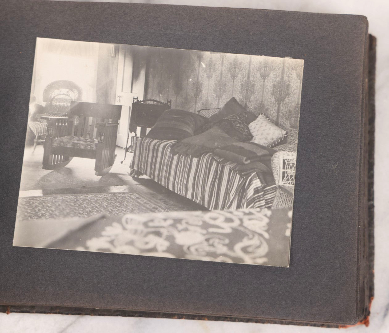 Lot 066 - Early 20th Century Snapshot Photo Album With 100+ Photographs, Camping, Travel, Dogs, Rural Life, And Outdoor Recreation, Circa 1910–1920