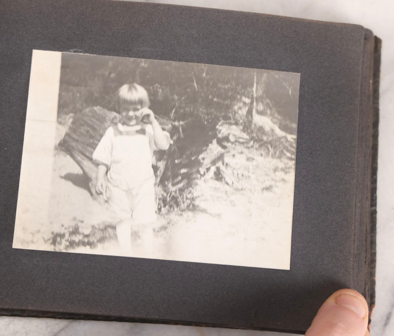 Lot 066 - Early 20th Century Snapshot Photo Album With 100+ Photographs, Camping, Travel, Dogs, Rural Life, And Outdoor Recreation, Circa 1910–1920