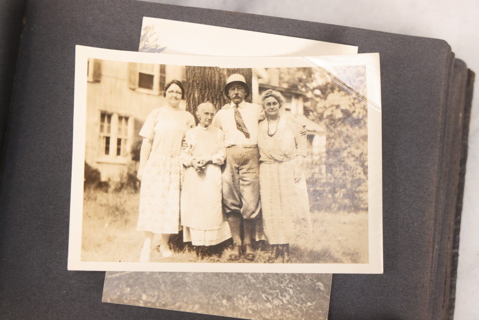 Lot 066 - Early 20th Century Snapshot Photo Album With 100+ Photographs, Camping, Travel, Dogs, Rural Life, And Outdoor Recreation, Circa 1910–1920