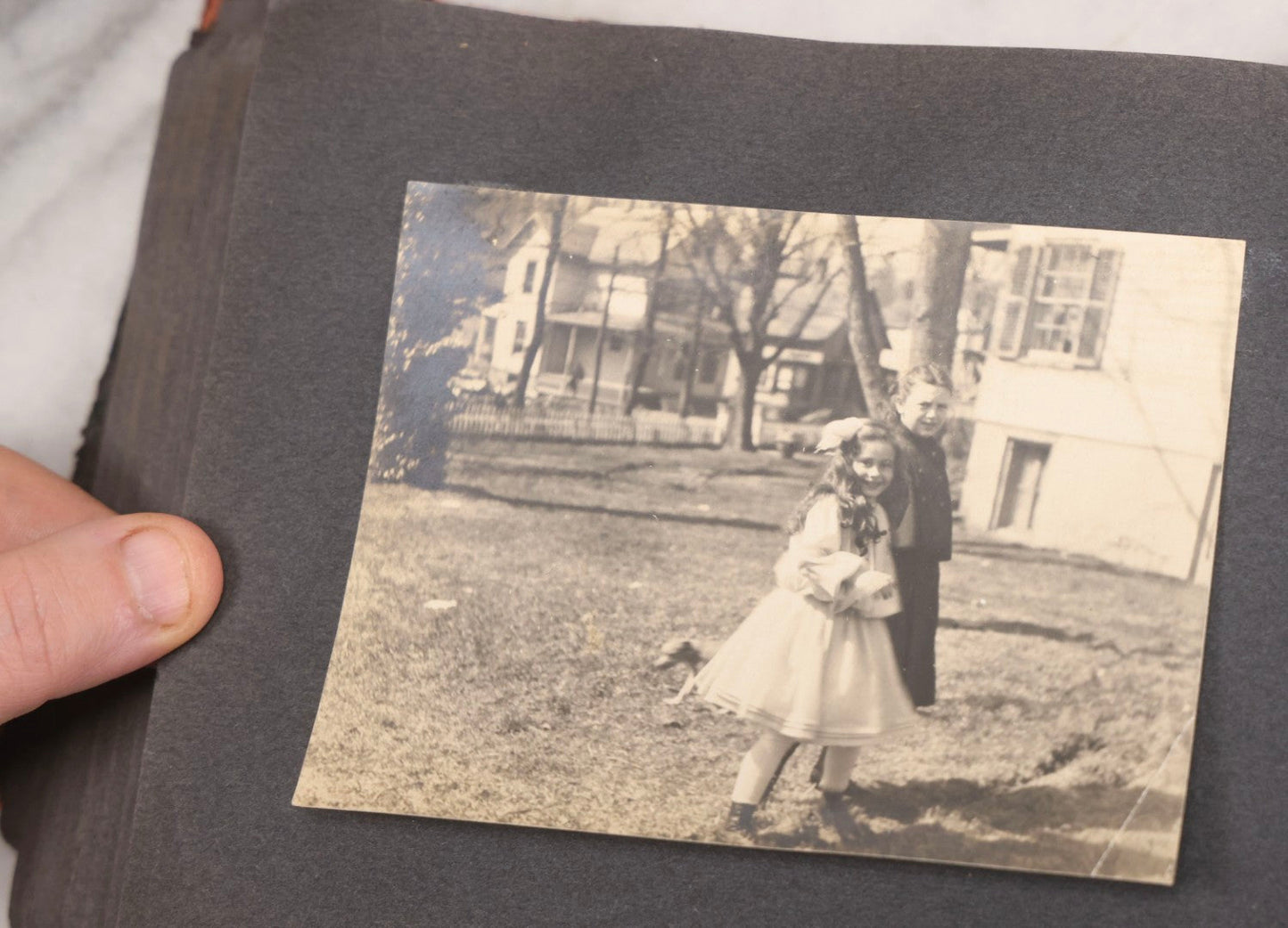 Lot 066 - Early 20th Century Snapshot Photo Album With 100+ Photographs, Camping, Travel, Dogs, Rural Life, And Outdoor Recreation, Circa 1910–1920
