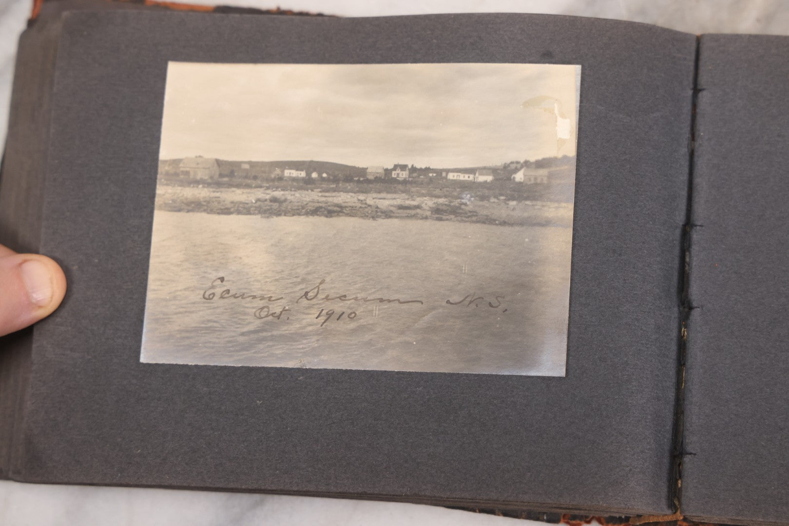 Lot 066 - Early 20th Century Snapshot Photo Album With 100+ Photographs, Camping, Travel, Dogs, Rural Life, And Outdoor Recreation, Circa 1910–1920