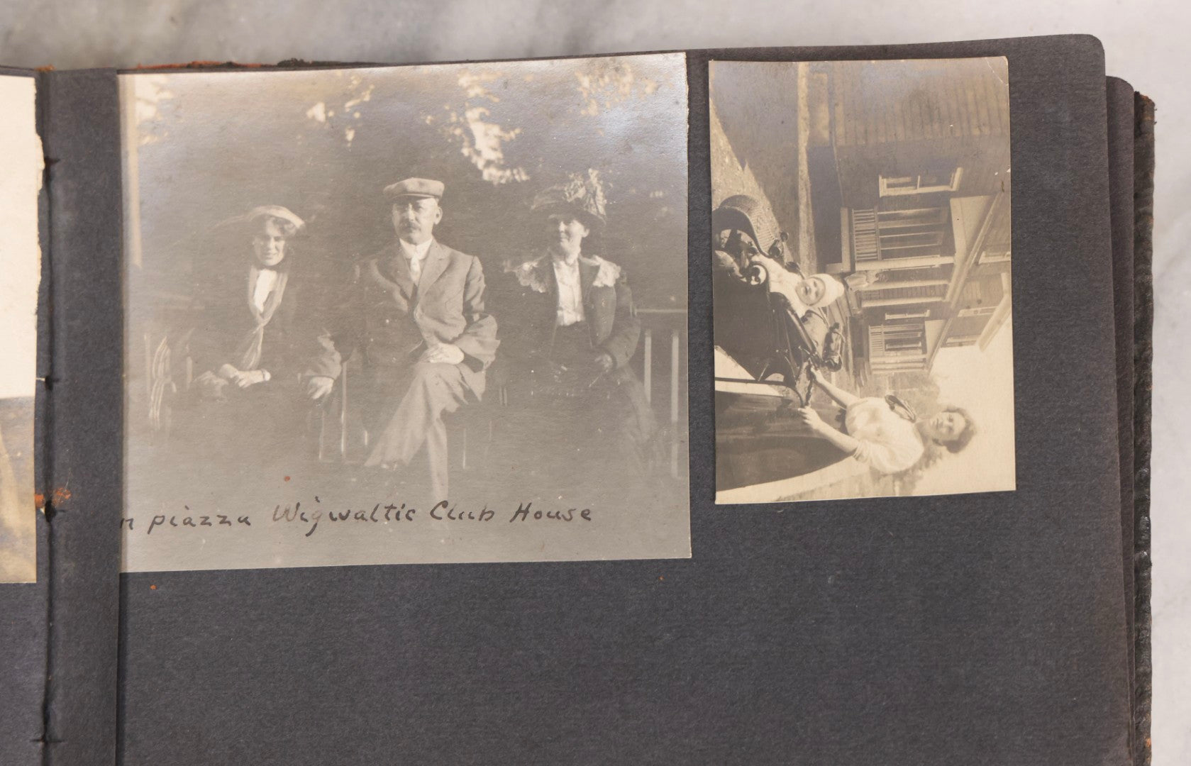 Lot 066 - Early 20th Century Snapshot Photo Album With 100+ Photographs, Camping, Travel, Dogs, Rural Life, And Outdoor Recreation, Circa 1910–1920