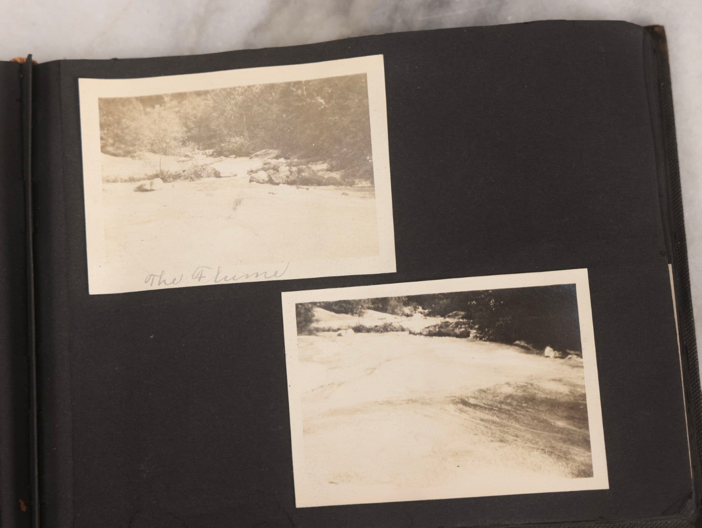 Lot 067 - Early 20th Century Snapshot Photo Album With 150+ Photographs, Connecticut And New England Travel, Horses, Dogs, And Coastal Scenes, Circa 1910–1920