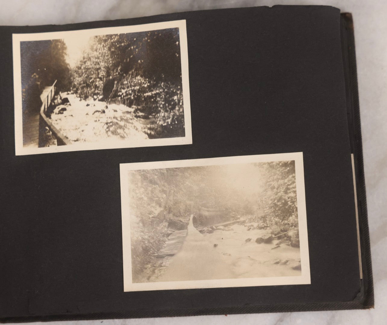 Lot 067 - Early 20th Century Snapshot Photo Album With 150+ Photographs, Connecticut And New England Travel, Horses, Dogs, And Coastal Scenes, Circa 1910–1920