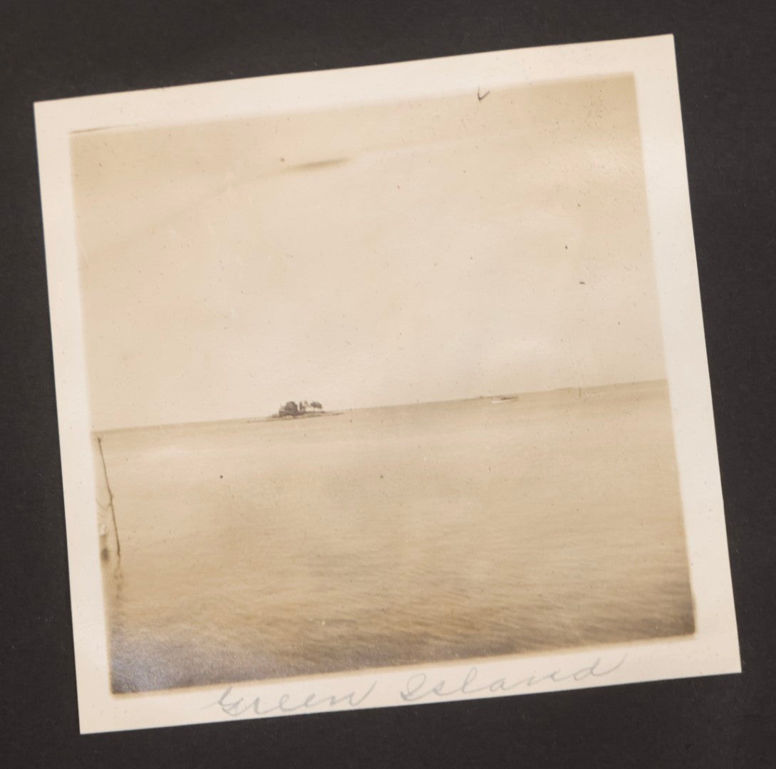 Lot 067 - Early 20th Century Snapshot Photo Album With 150+ Photographs, Connecticut And New England Travel, Horses, Dogs, And Coastal Scenes, Circa 1910–1920