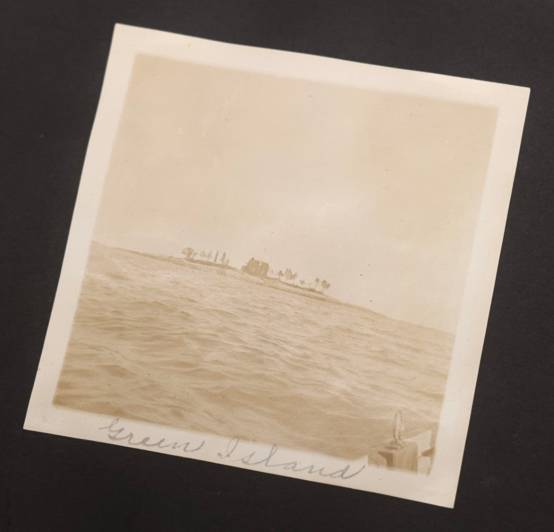 Lot 067 - Early 20th Century Snapshot Photo Album With 150+ Photographs, Connecticut And New England Travel, Horses, Dogs, And Coastal Scenes, Circa 1910–1920