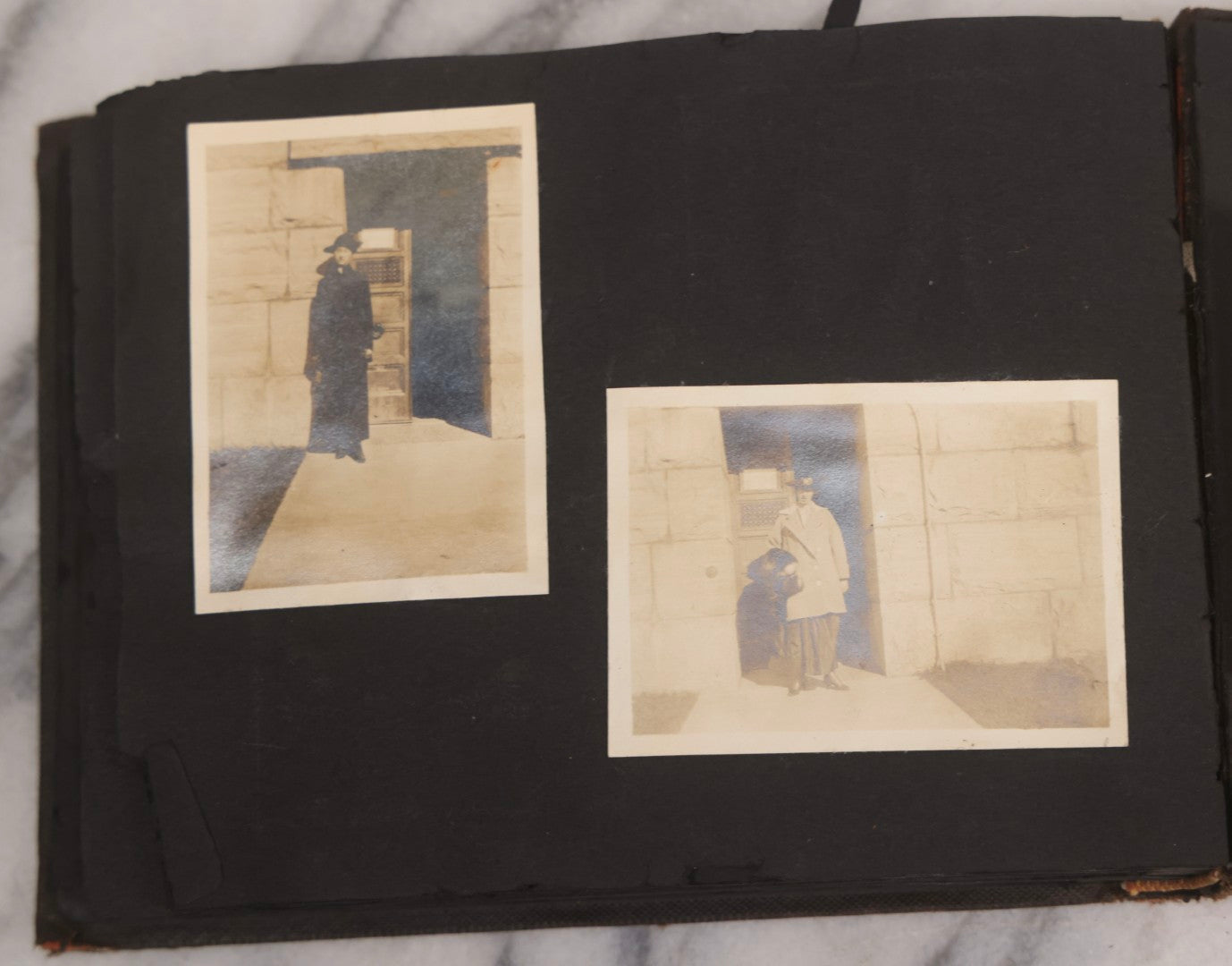 Lot 067 - Early 20th Century Snapshot Photo Album With 150+ Photographs, Connecticut And New England Travel, Horses, Dogs, And Coastal Scenes, Circa 1910–1920