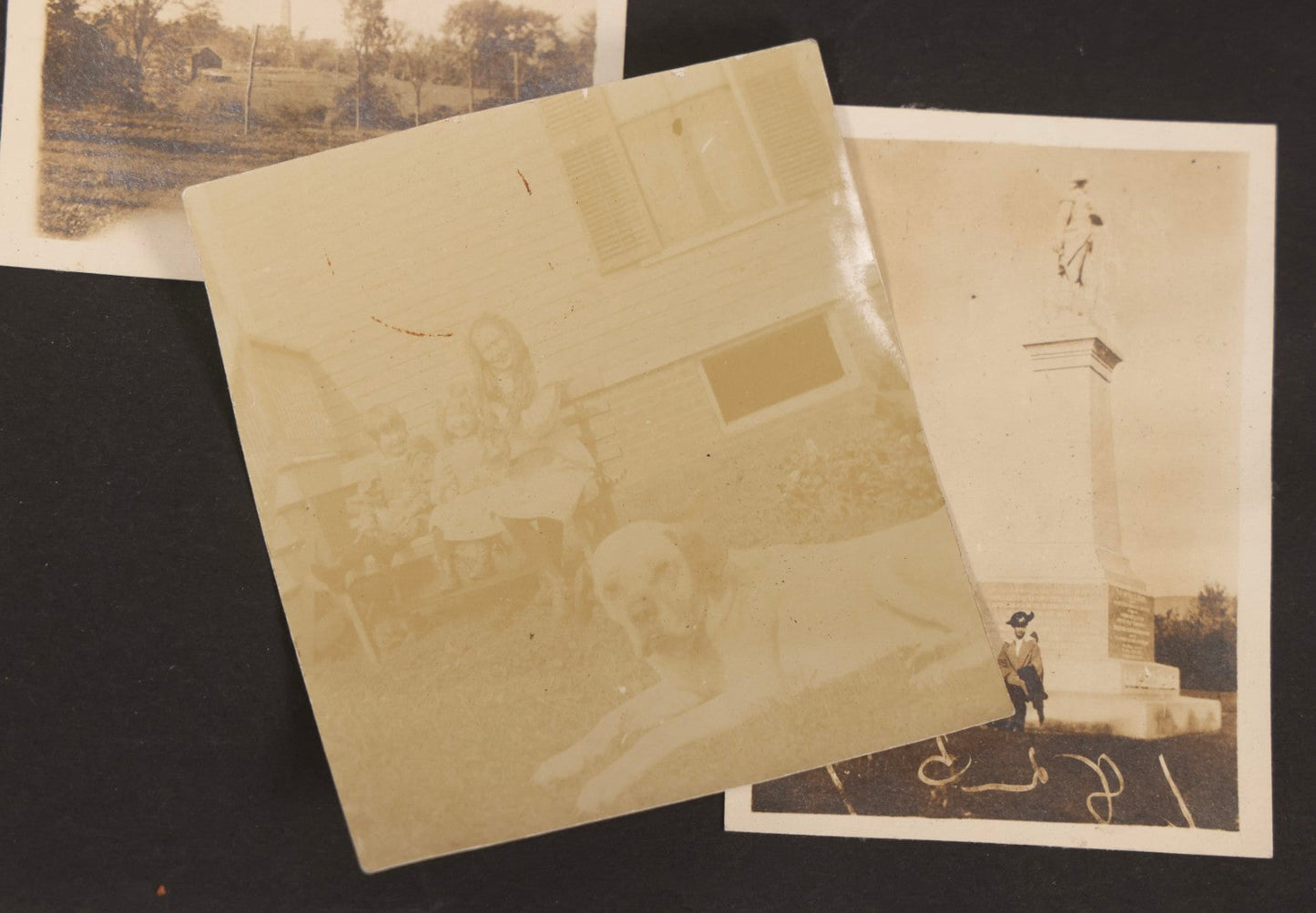 Lot 067 - Early 20th Century Snapshot Photo Album With 150+ Photographs, Connecticut And New England Travel, Horses, Dogs, And Coastal Scenes, Circa 1910–1920