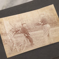 Lot 068 - Antique "Ward's Album For Unmounted Photographs" With 50+ Images Circa 1895-1910 Depicting Camping Trip With Campsite, Tent, Equipment, Lakes, Mountains, Canoes, Bicycle, Camera, And Piglets