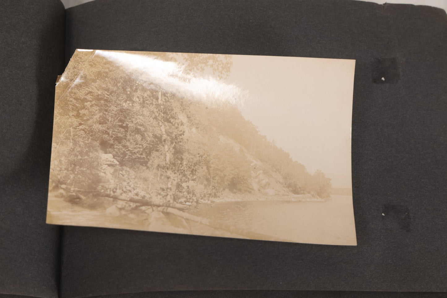 Lot 068 - Antique "Ward's Album For Unmounted Photographs" With 50+ Images Circa 1895-1910 Depicting Camping Trip With Campsite, Tent, Equipment, Lakes, Mountains, Canoes, Bicycle, Camera, And Piglets