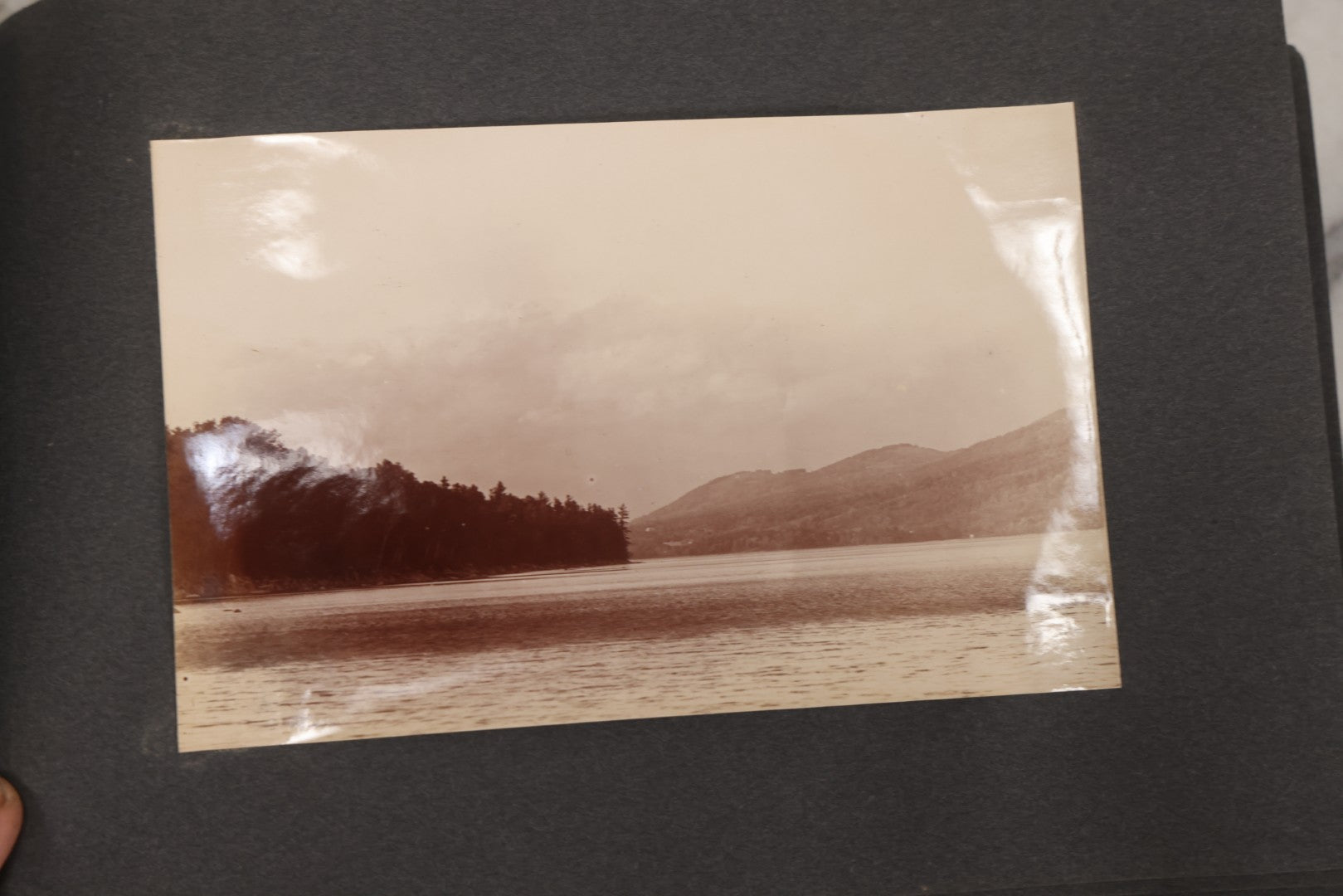 Lot 068 - Antique "Ward's Album For Unmounted Photographs" With 50+ Images Circa 1895-1910 Depicting Camping Trip With Campsite, Tent, Equipment, Lakes, Mountains, Canoes, Bicycle, Camera, And Piglets
