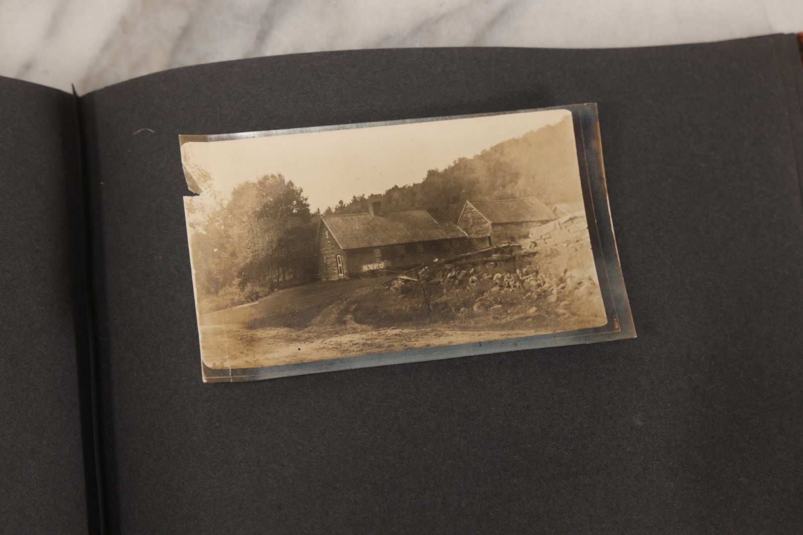 Lot 068 - Antique "Ward's Album For Unmounted Photographs" With 50+ Images Circa 1895-1910 Depicting Camping Trip With Campsite, Tent, Equipment, Lakes, Mountains, Canoes, Bicycle, Camera, And Piglets