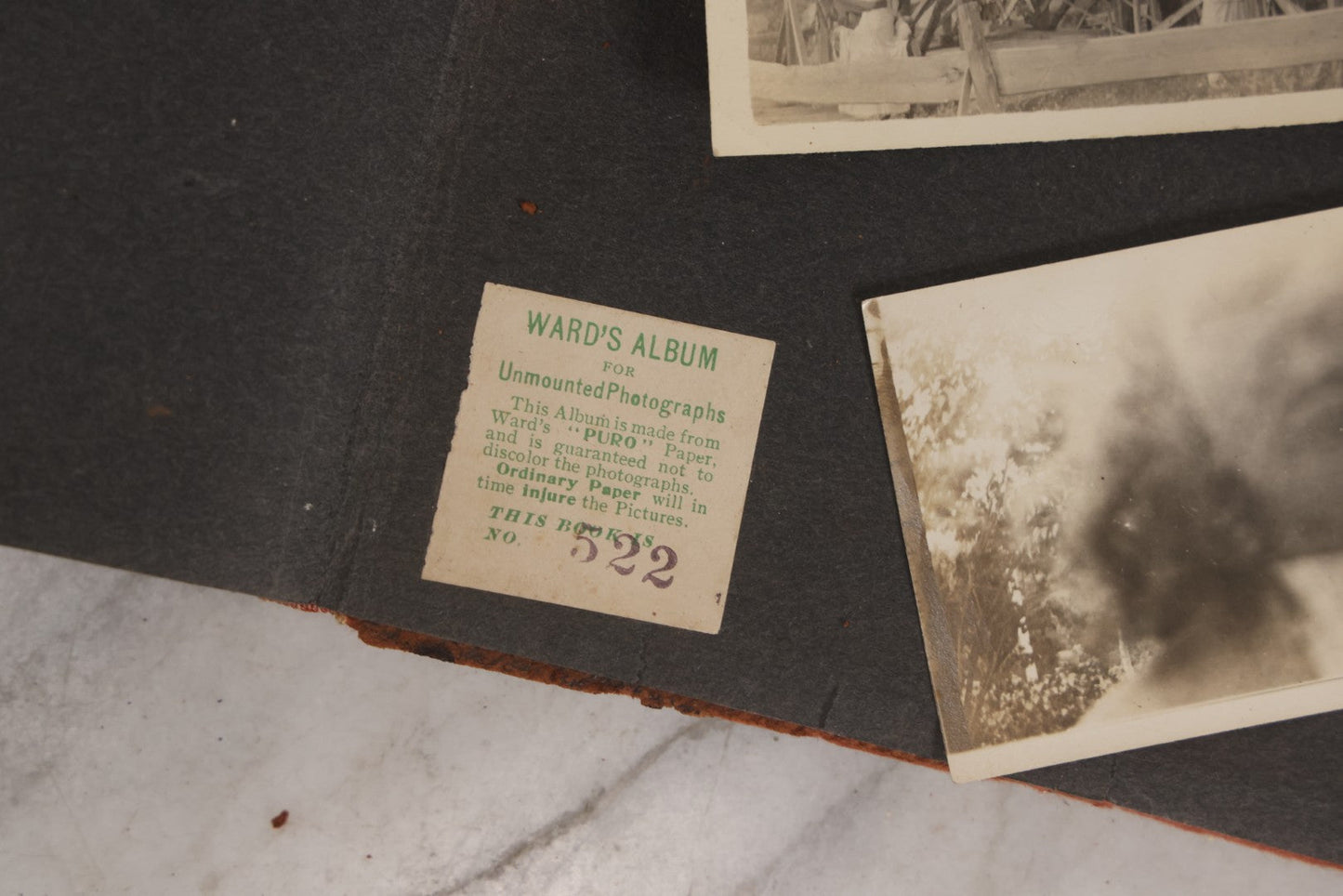 Lot 068 - Antique "Ward's Album For Unmounted Photographs" With 50+ Images Circa 1895-1910 Depicting Camping Trip With Campsite, Tent, Equipment, Lakes, Mountains, Canoes, Bicycle, Camera, And Piglets