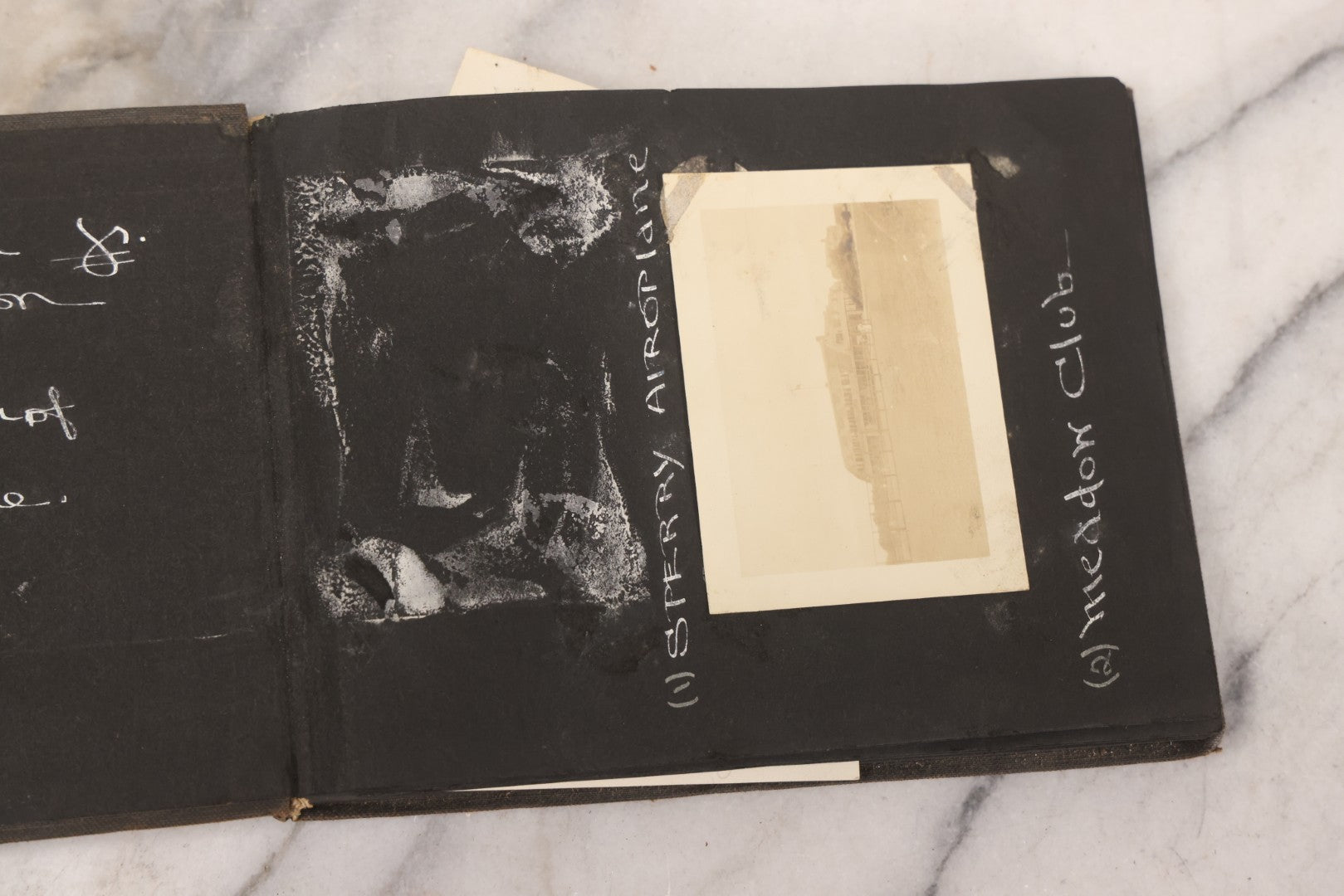 Lot 070 - Antique Snapshot Photograph Album With 25+ Images Taken Summer 1919 With No. 2 Brownie Camera By William W. Hoppkin Jr., Southampton, Long Island, Including Dogs Toto And Tang, "Maidstone", Montauk Light House
