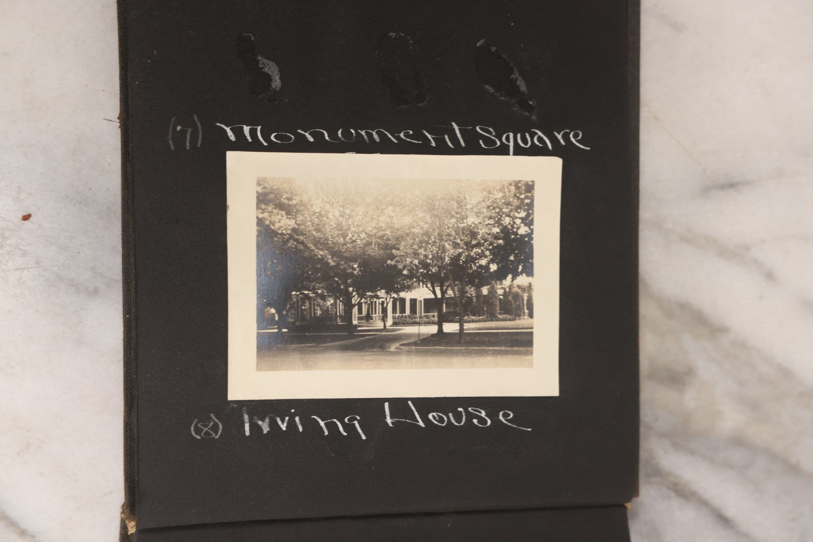 Lot 070 - Antique Snapshot Photograph Album With 25+ Images Taken Summer 1919 With No. 2 Brownie Camera By William W. Hoppkin Jr., Southampton, Long Island, Including Dogs Toto And Tang, "Maidstone", Montauk Light House