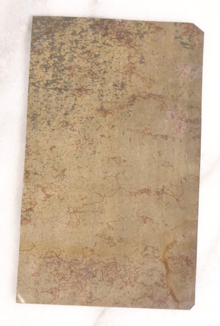 Lot 076 - Antique Civil War–Era Uncased Tintype Photograph Of Union Soldier, Full-Length Standing Portrait With Painted Military Backdrop, Circa 1860s