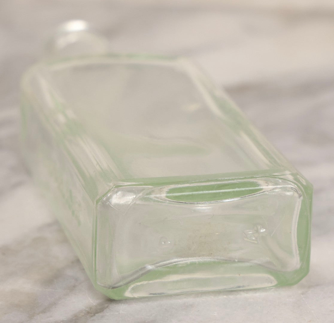 Lot 085 - Antique Tonsiline Glass Medicine Bottle With Embossed Giraffe