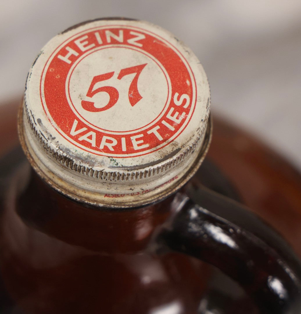 Lot 088 - Pair Of Vintage Amber Glass Jugs With Later-Applied Red “Formaldehyde” Paper Labels From Florida Hardware Co.