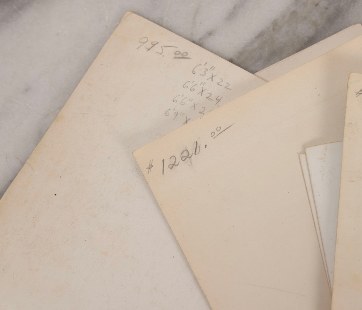 Lot 125 - Grouping Of 11 Vintage Boyertown Casket Company Advertising Brochures And Photographs With Pricing Information