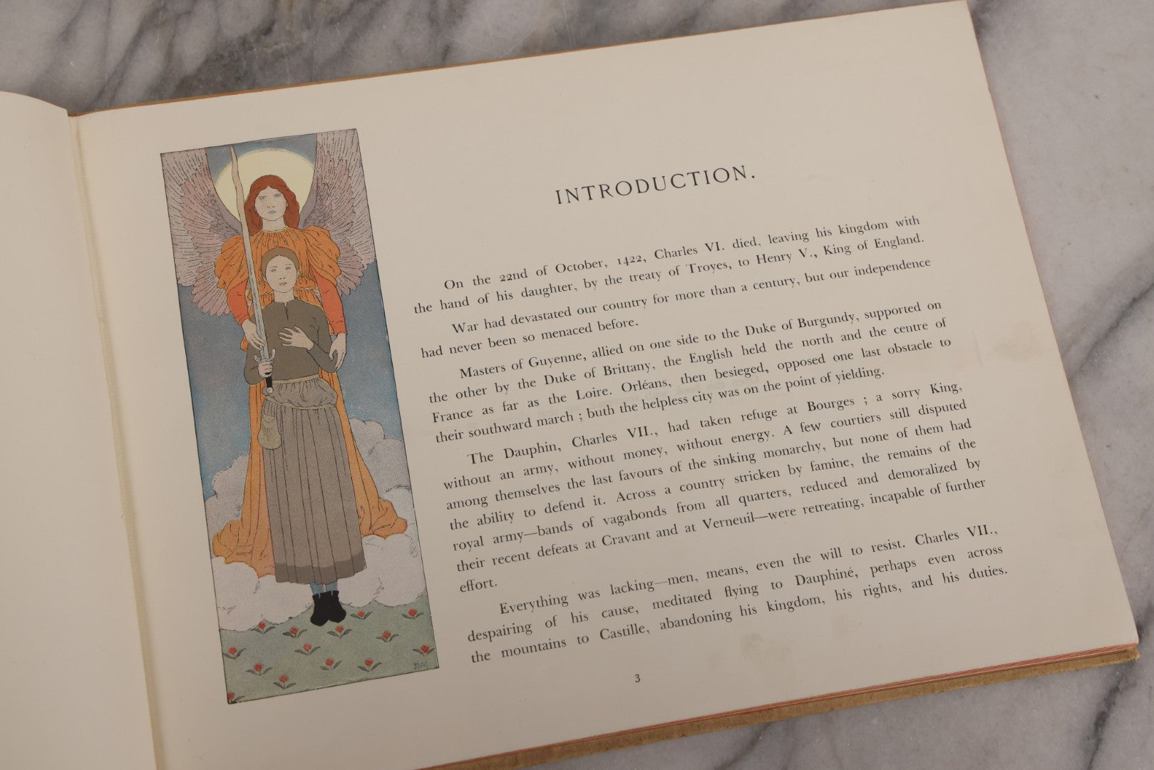 Lot 126 - "Joan Of Arc" Antique Illustrated Book By Louis-Maurice Boutet De Monvel, Printed By Kapp-Paris, Made In France, 1896