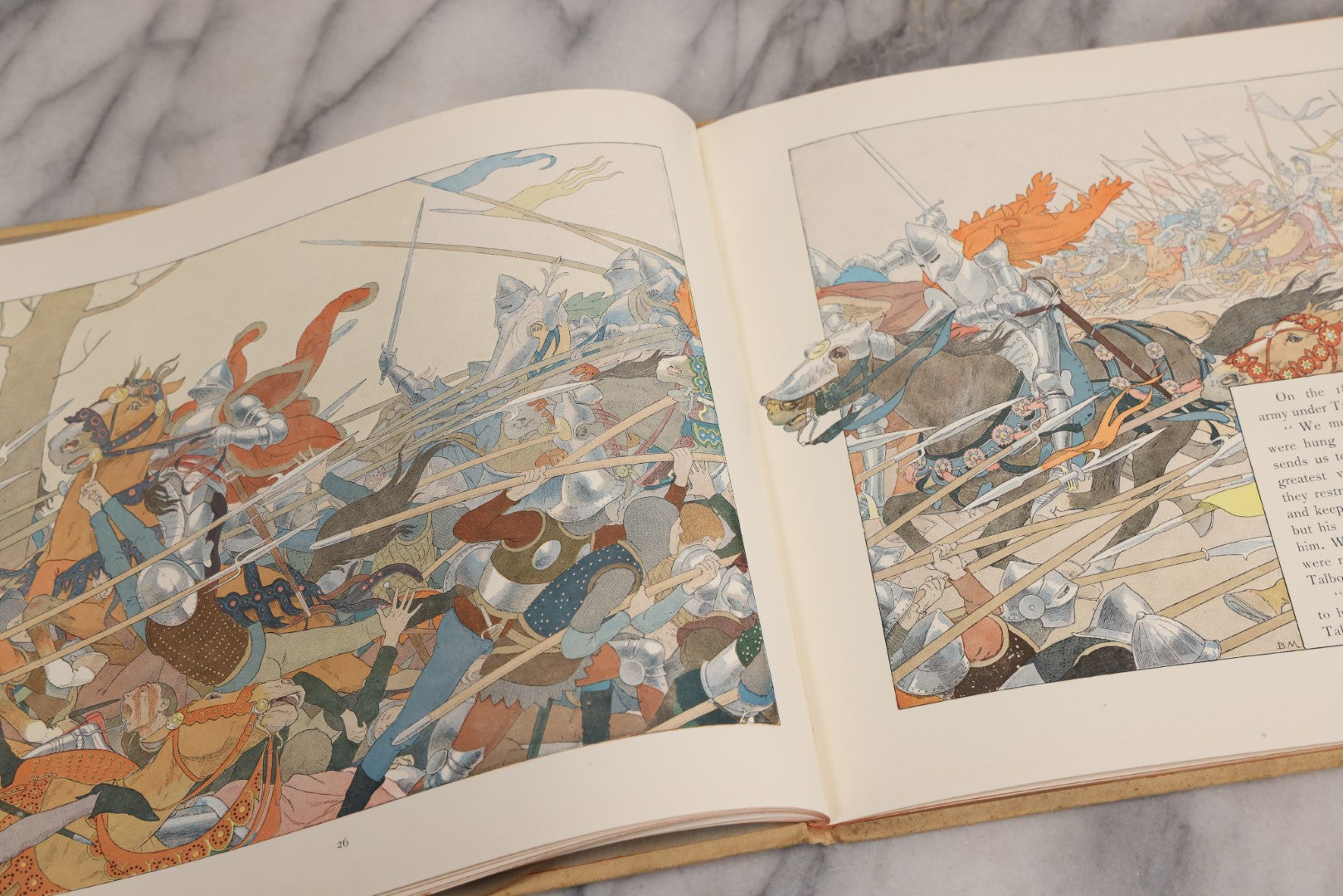 Lot 126 - "Joan Of Arc" Antique Illustrated Book By Louis-Maurice Boutet De Monvel, Printed By Kapp-Paris, Made In France, 1896