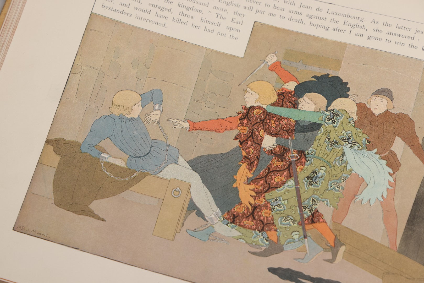 Lot 126 - "Joan Of Arc" Antique Illustrated Book By Louis-Maurice Boutet De Monvel, Printed By Kapp-Paris, Made In France, 1896