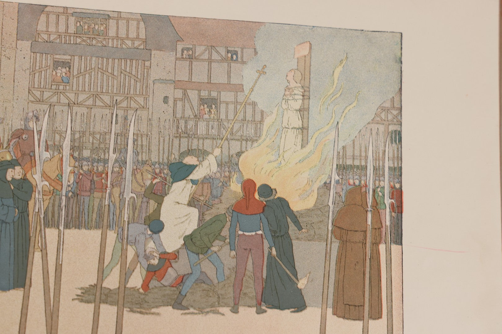 Lot 126 - "Joan Of Arc" Antique Illustrated Book By Louis-Maurice Boutet De Monvel, Printed By Kapp-Paris, Made In France, 1896