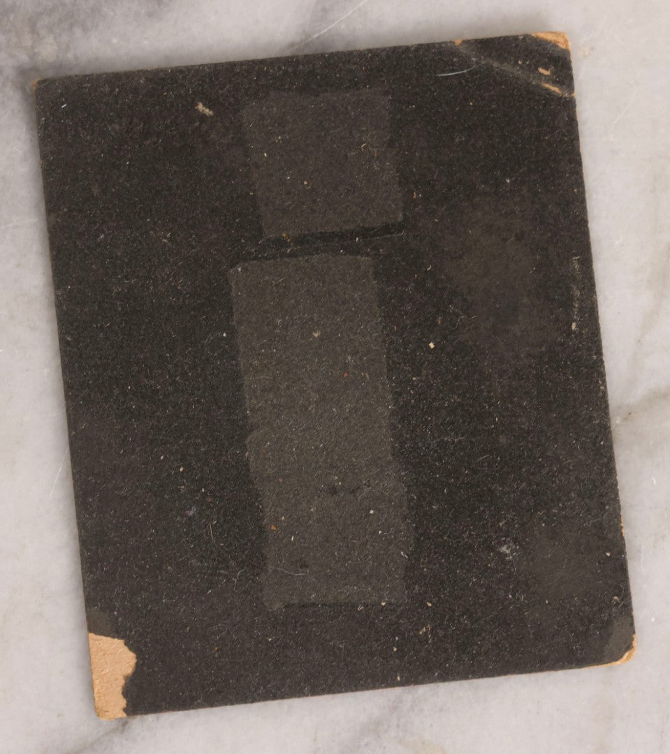 Lot 147 - Antique Small Size Boarded Photograph Of Young Girl With Curly Hair Viewed From The Back