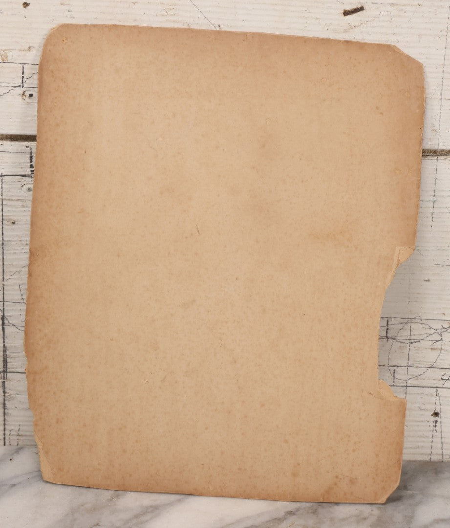 Lot 151 - Antique Board-Mounted Double Occupational Photograph Circa 1880 Depicting Unidentified Factory Or Mill Exterior And Group Portrait Of Workers Including Men, Women, And Boys