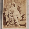 Lot 153 - Antique Cabinet Card Photograph Of Actress Lizzie Webster In Costume, Photographed By Jose Mora, New York