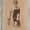 Lot 154 - Antique Cabinet Card Photograph Of Actress Mademoiselle Sarah Bernhardt In Theatrical Costume