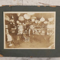 Lot 160 - Antique Boarded Photograph Of “Grandpa Clark's Store” A. H. Clark Electric And Gas Lighting Shop Addison, Glastonbury, Connecticut