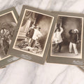 Lot 164 - Grouping Of Five Antique Boarded Studio Photographs Of Children In Book Carnival Costumes, Photographed By Combs, Evansville, Wisconsin