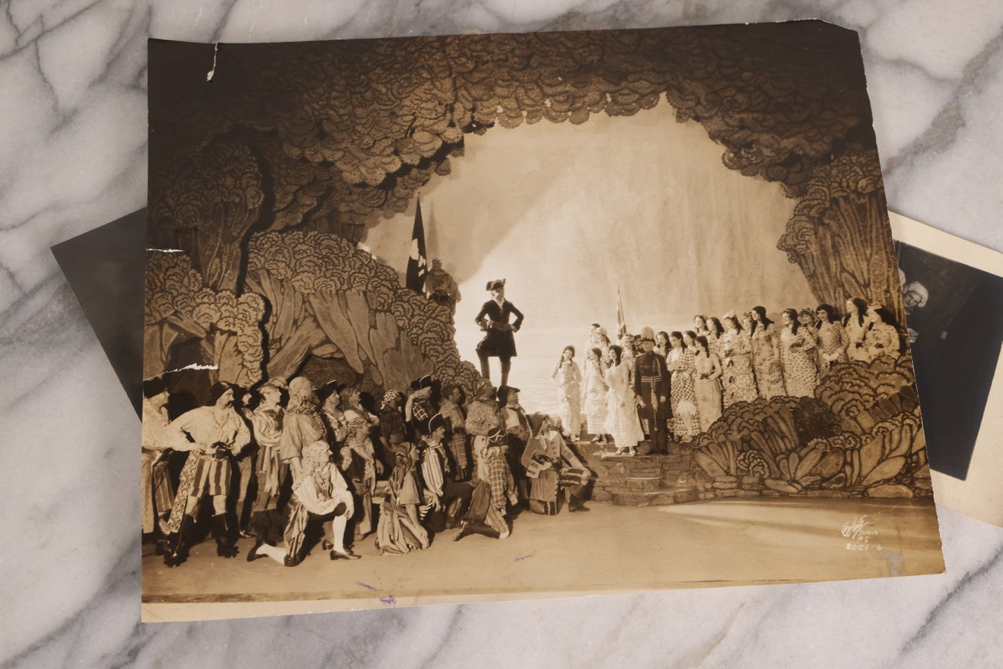 Lot 165 - Grouping Of 33 Antique Unmounted Theater And Costume Photographs Featuring Stage Sets, Period Dress, And Dramatic Characters