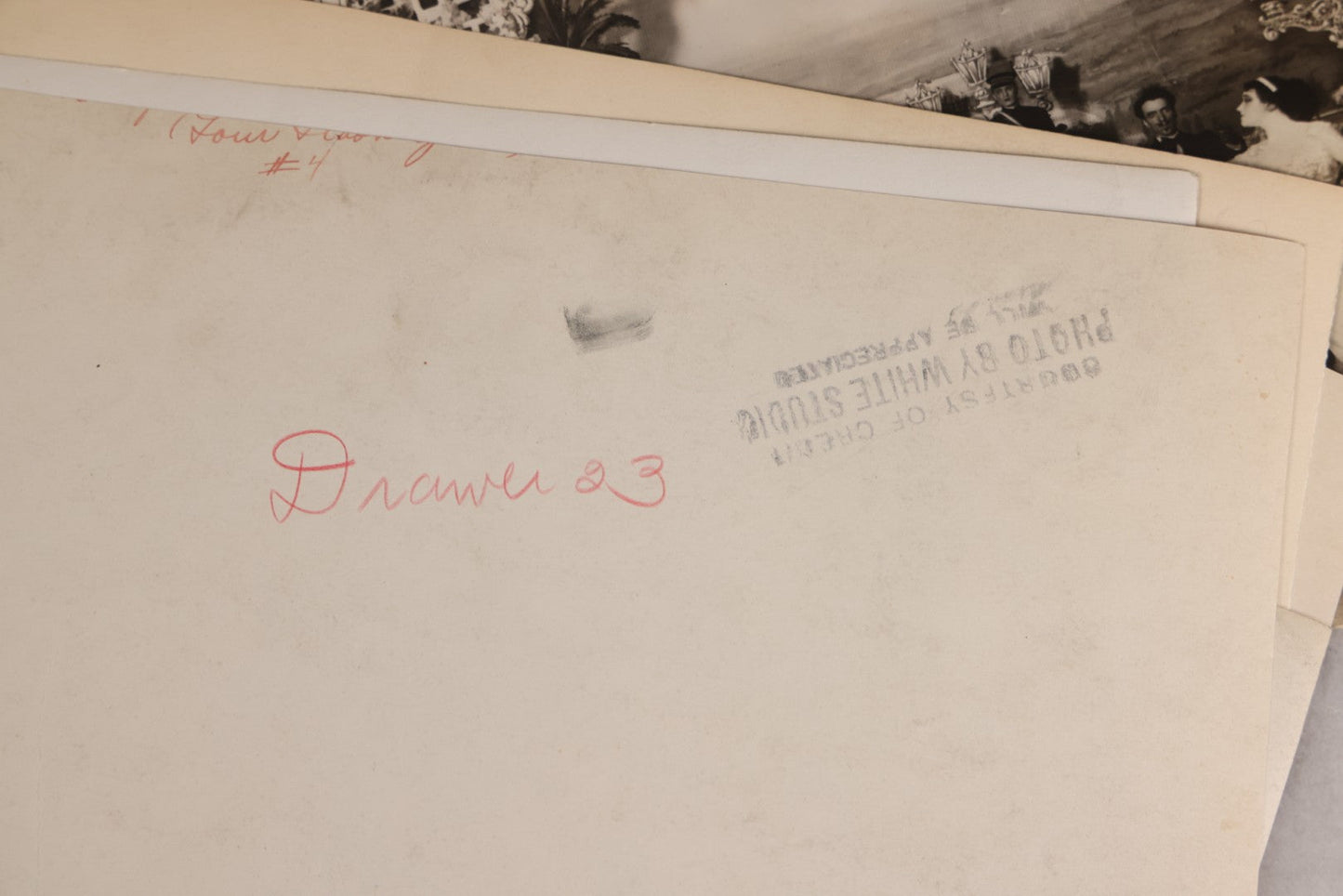 Lot 165 - Grouping Of 33 Antique Unmounted Theater And Costume Photographs Featuring Stage Sets, Period Dress, And Dramatic Characters