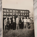 Lot 166 - Vintage Unmounted Photograph Of Men Posed In Front Of Ringling Bros. And Barnum & Bailey Circus Railcar