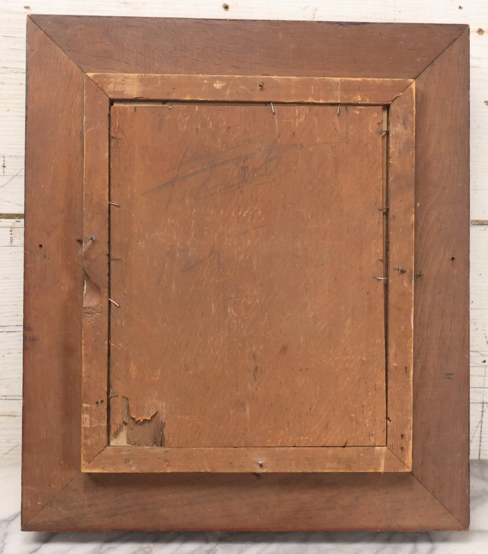Lot 169 - Antique Portrait Photograph Of Middle-Aged Man With Mustache In Original Period Deep Walnut Frame With Inner Gilt Liner, Photographed By Smith & Loquist, Peoria, Illinois