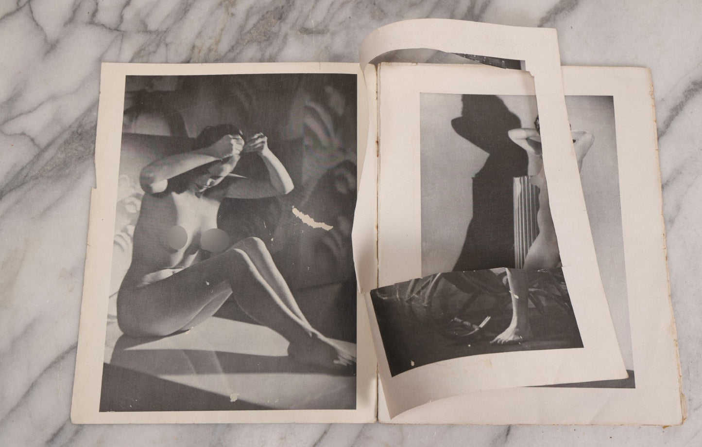 Lot 177 - Vintage Nude Photographer Magazine "The New Girl Revue" Art Reference Magazine, Volume XII, Featuring Photographic Figure Studies Of Women For Commercial Artists, Published By Greenwich Art Syndicate, New York, Circa 1940