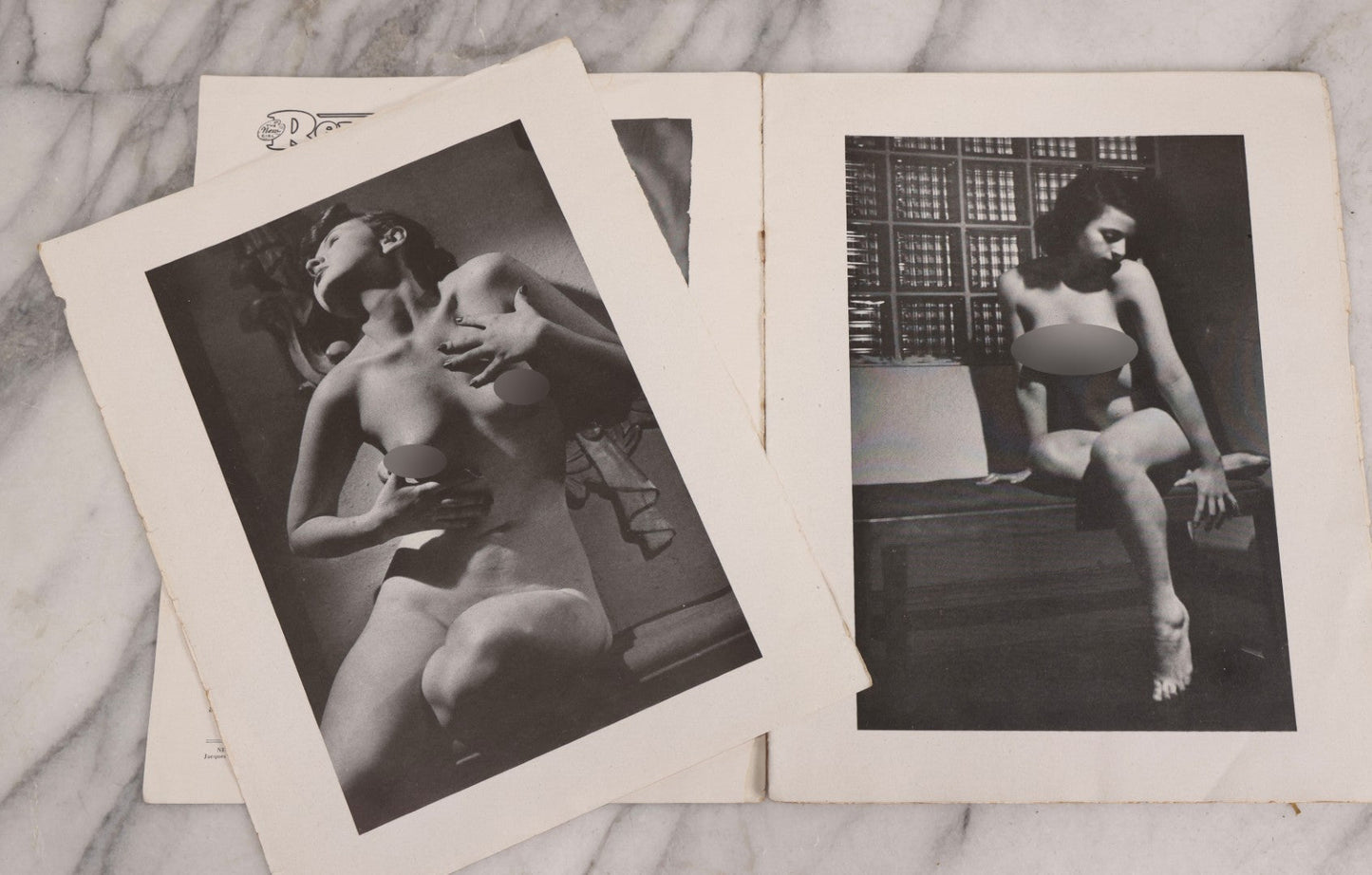 Lot 177 - Vintage Nude Photographer Magazine "The New Girl Revue" Art Reference Magazine, Volume XII, Featuring Photographic Figure Studies Of Women For Commercial Artists, Published By Greenwich Art Syndicate, New York, Circa 1940