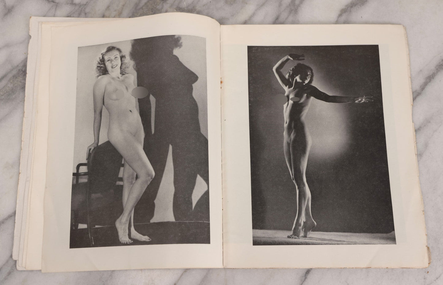 Lot 177 - Vintage Nude Photographer Magazine "The New Girl Revue" Art Reference Magazine, Volume XII, Featuring Photographic Figure Studies Of Women For Commercial Artists, Published By Greenwich Art Syndicate, New York, Circa 1940