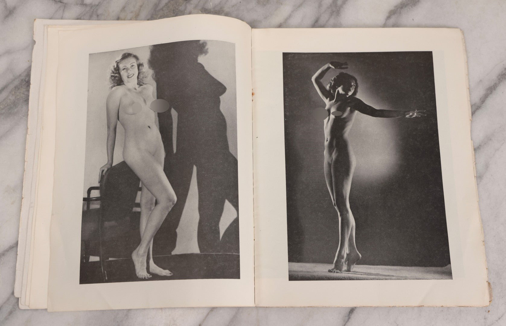 Lot 177 - Vintage Nude Photographer Magazine "The New Girl Revue" Art Reference Magazine, Volume XII, Featuring Photographic Figure Studies Of Women For Commercial Artists, Published By Greenwich Art Syndicate, New York, Circa 1940