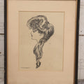 Lot 179 - Antique Gibson Girl Framed Print Of Charles Dana Gibson's "The Eternal Question," Copyright 1906 By Collier's, 12-1/4" x 15-1/4"