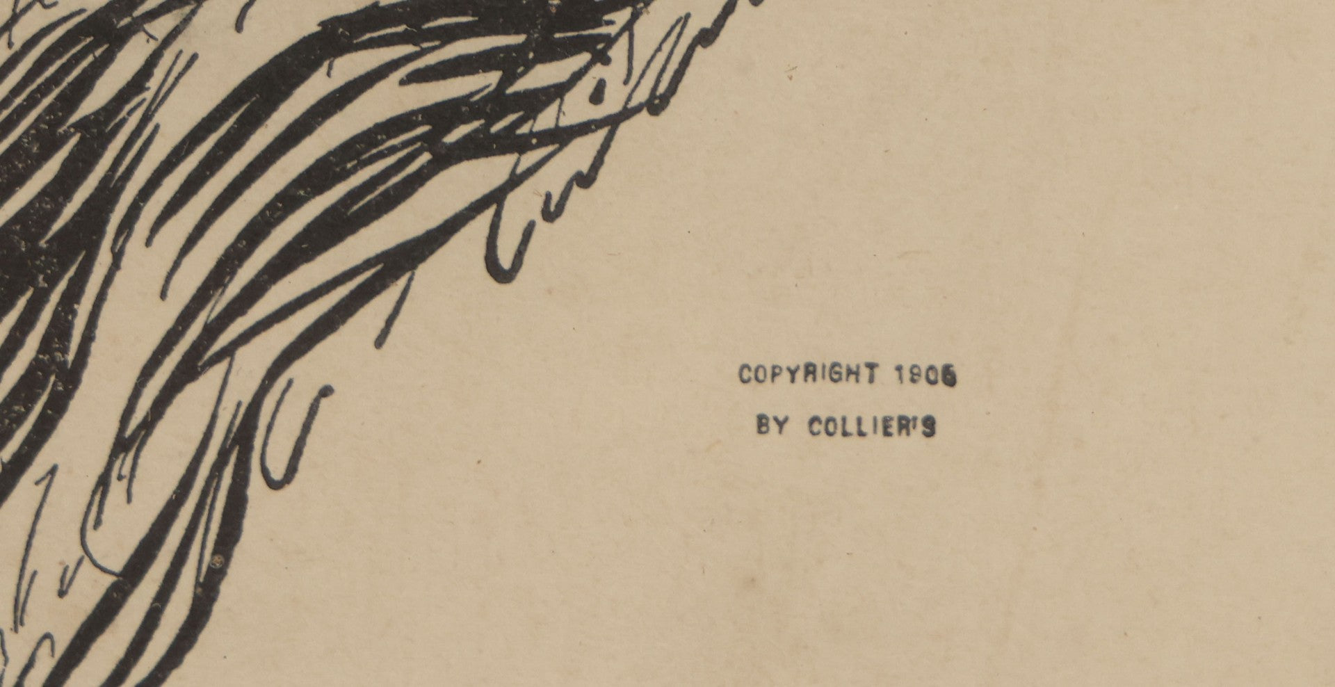 Lot 179 - Antique Gibson Girl Framed Print Of Charles Dana Gibson's "The Eternal Question," Copyright 1906 By Collier's